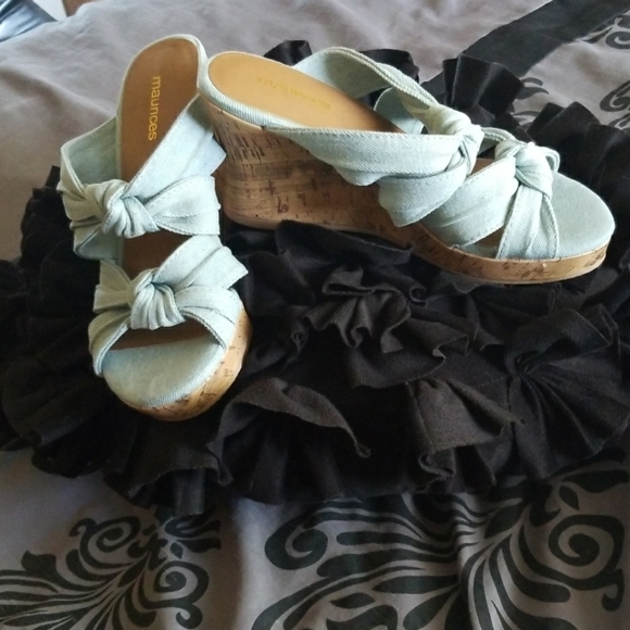 Maurice jean wedge sandals - Picture 2 of 4